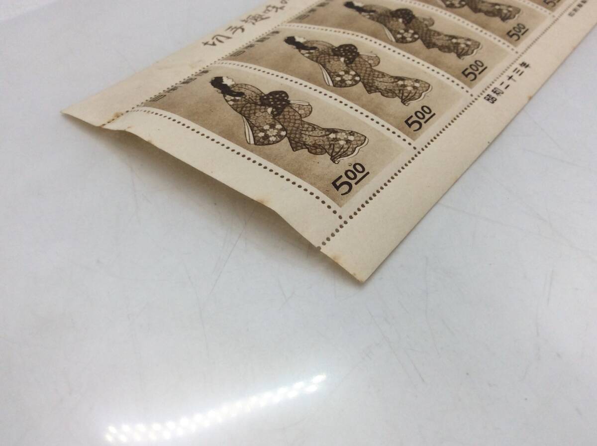 6862 未使用 日本切手 切手趣味週間 見返り美人 5円 5枚シート 6862 未使用 日本切手 切手趣味週間 見返り美人 5円 5枚シート