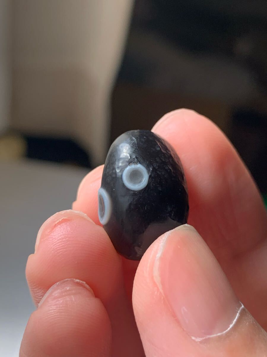 アラシャンゴビアゲート　ゴビ瑪瑙　蒙古瑪瑙　チベット　天珠天眼原石翡翠オパールパワーストーンアイアゲートルチル根付鉱物標本化石12_画像4