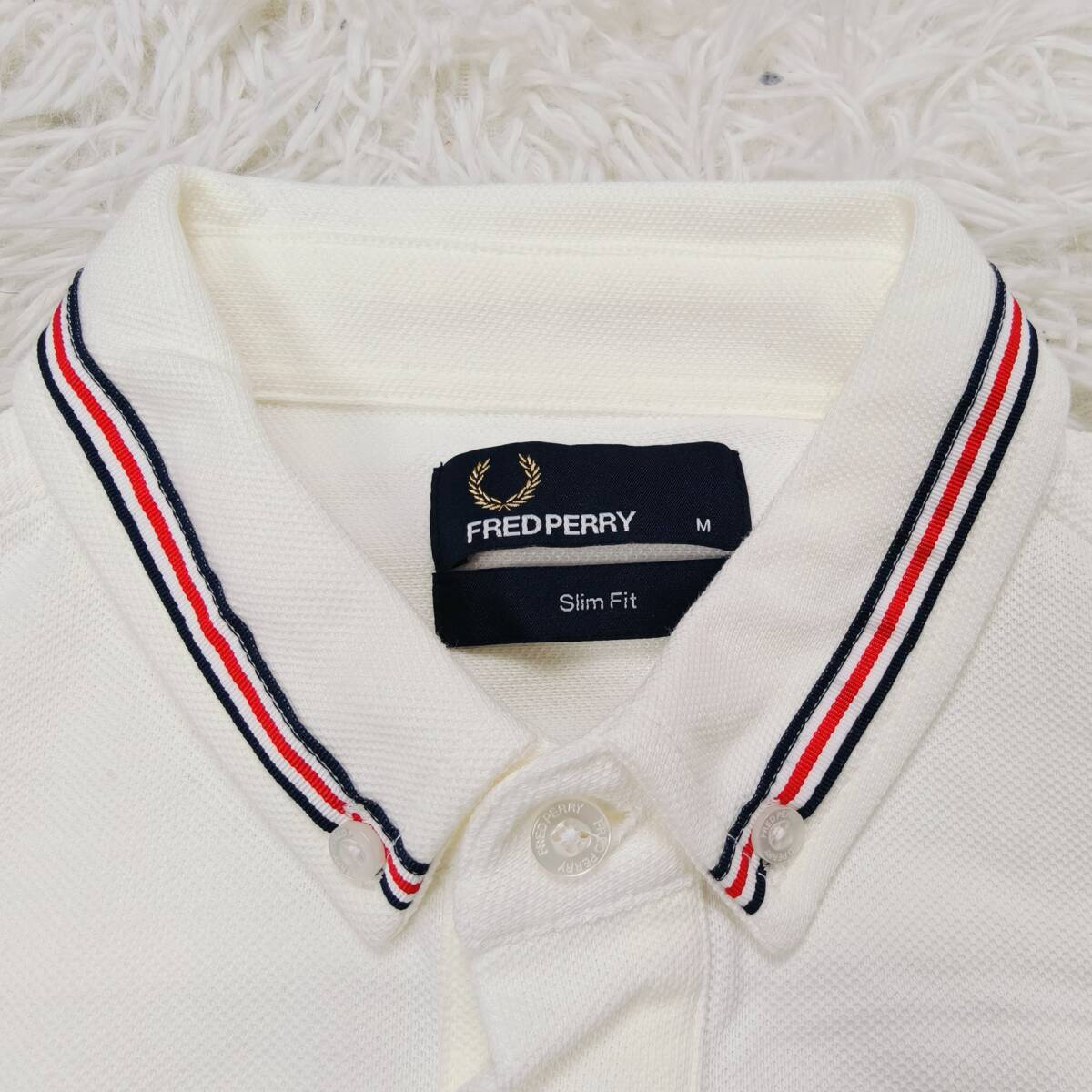 未使用 タグ付き M(日本サイズL相当) FRED PERRY フレッドペリー