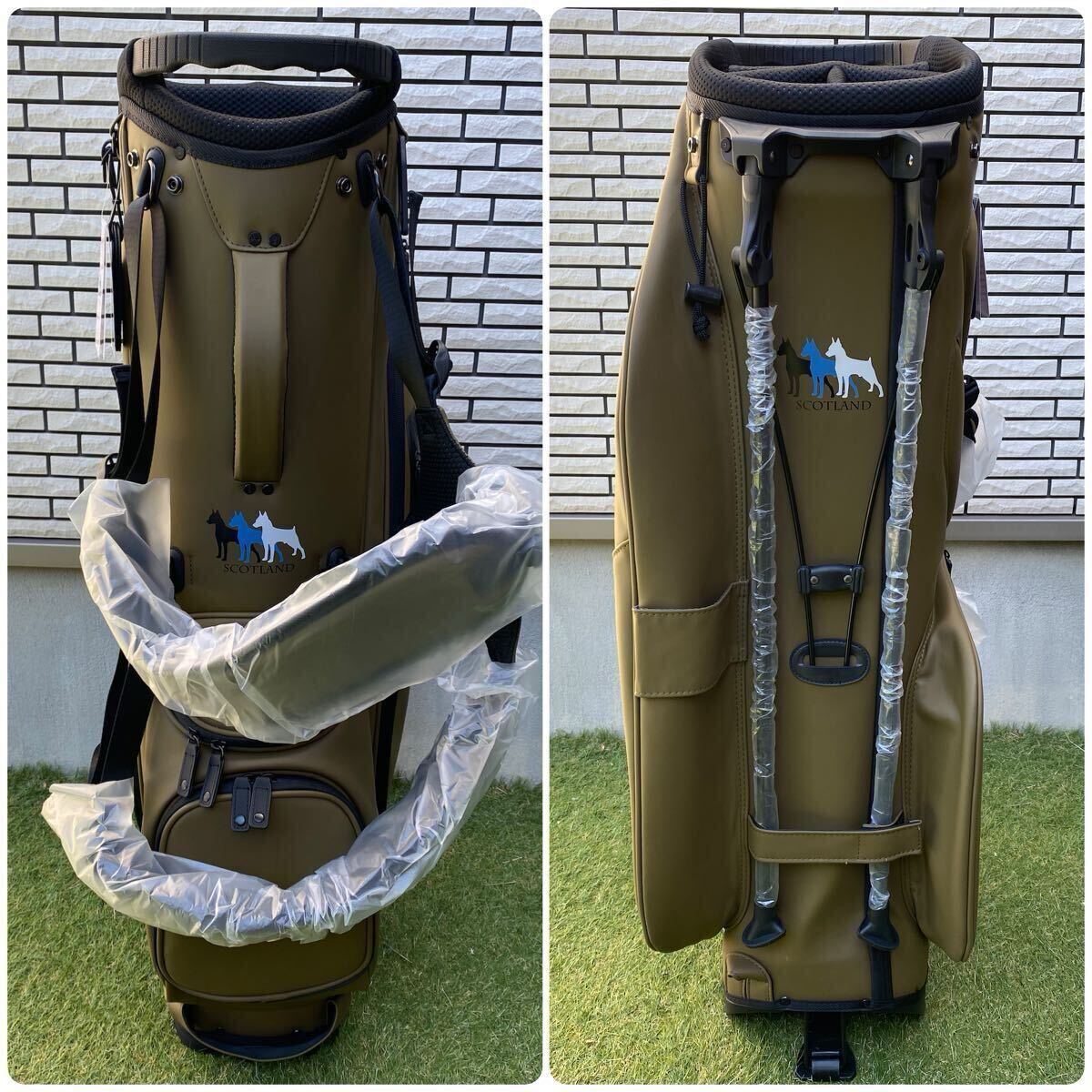 新品未使用 TDN GOLFスタンドキャディバッグ スコットランド 新品未使用 TDN GOLFスタンドキャディバッグ スコットランド