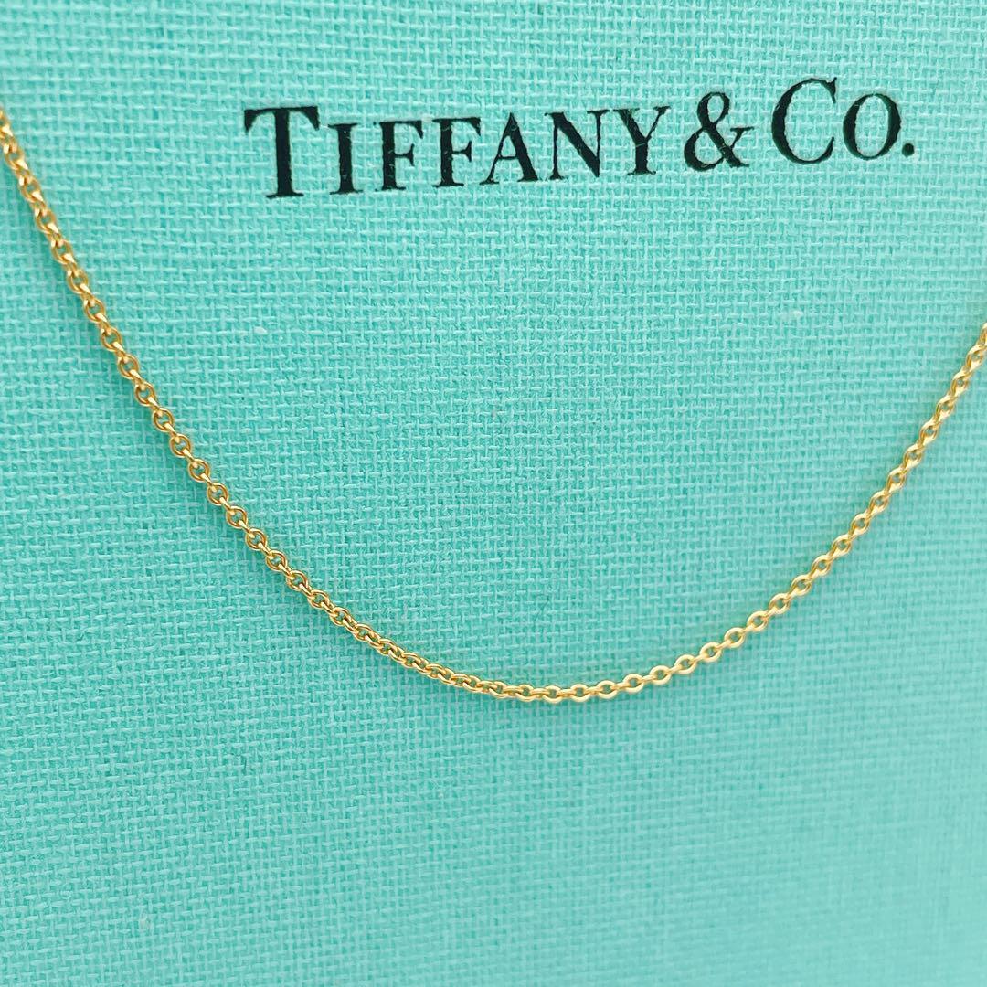 Tiffany & Co ネックレス チェーン 40cm AU750 K18|Yahoo Tiffany & Co ネックレス チェーン 40cm AU750 K18|Yahoo