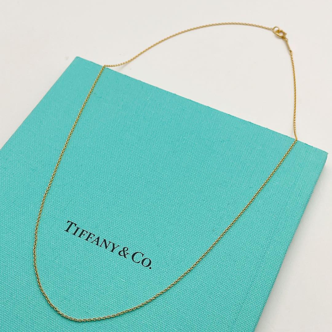 Tiffany & Co ネックレス チェーン 40cm AU750 K18|Yahoo Tiffany & Co ネックレス チェーン 40cm AU750 K18|Yahoo