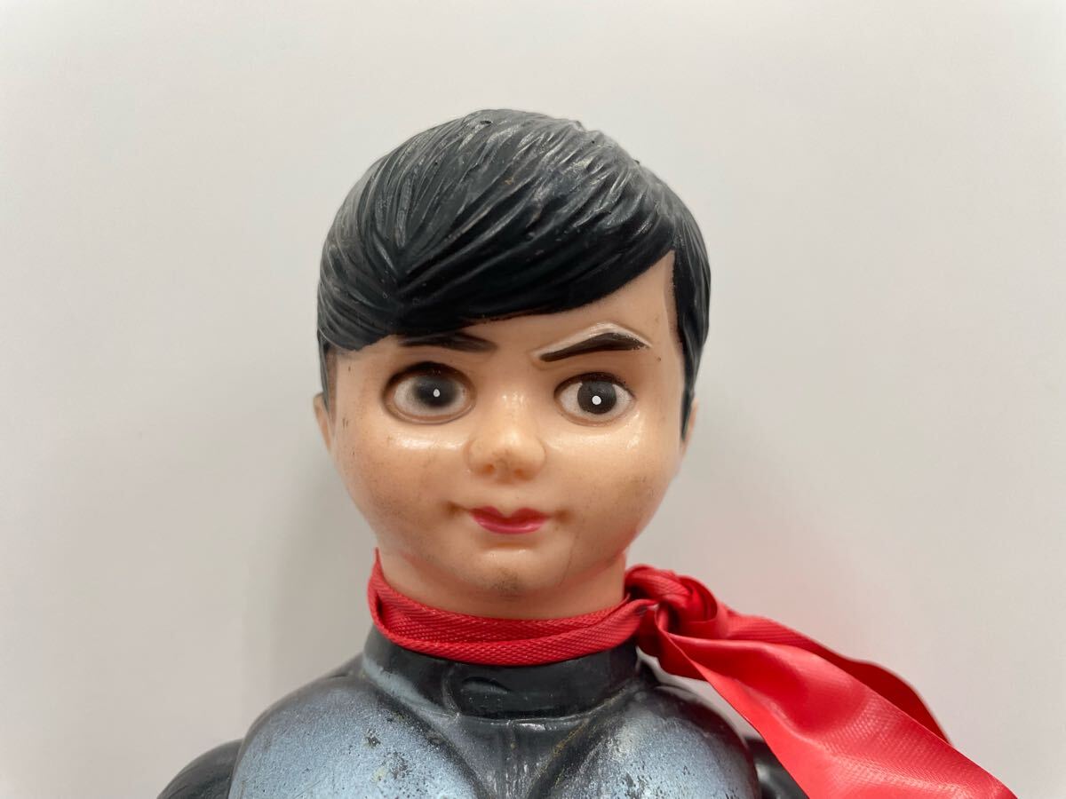 面取れ ソフビ人形 旧バンダイ 仮面ライダー1号(仮面欠品 面取れ ソフビ人形 旧バンダイ 仮面ライダー1号(仮面欠品
