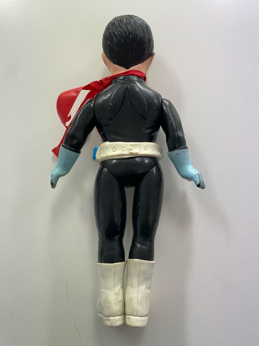 面取れ ソフビ人形 旧バンダイ 仮面ライダー1号(仮面欠品 面取れ ソフビ人形 旧バンダイ 仮面ライダー1号(仮面欠品