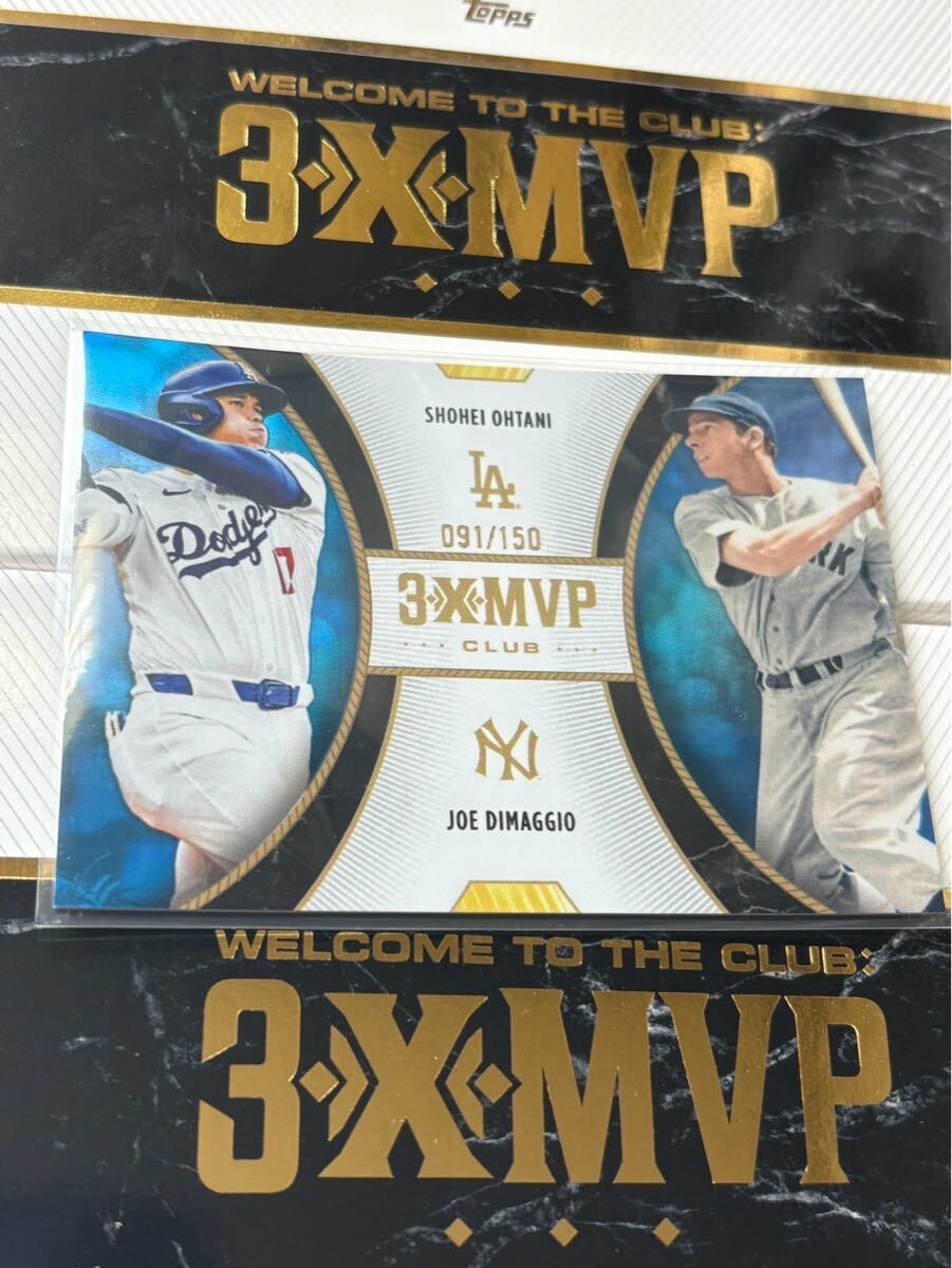 大谷翔平 Topps 3X MVP ブルーパラレル 150枚限定シリアル 大谷翔平 Topps 3X MVP ブルーパラレル 150枚限定シリアル