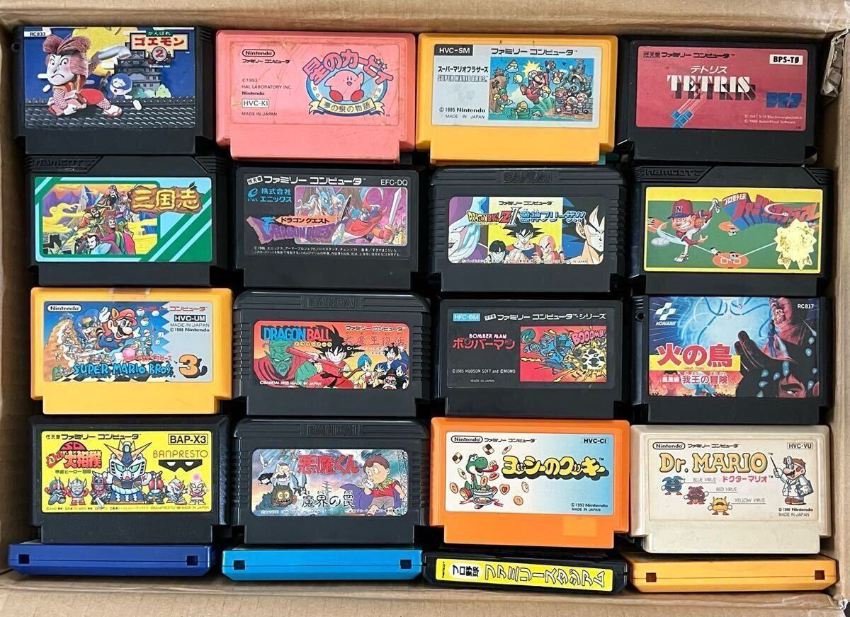1円スタート】ファミコンソフトまとめ売り マリオ ロックマン