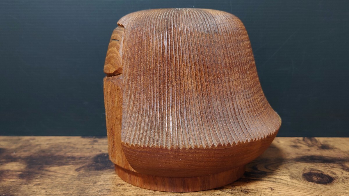 木製 わらし 一雪　作品　希少 大きいこけし　創作こけし　栗林一雪　童　珍品 木製 わらし 一雪 作品 希少 大きいこけし 創作こけし 栗林一雪