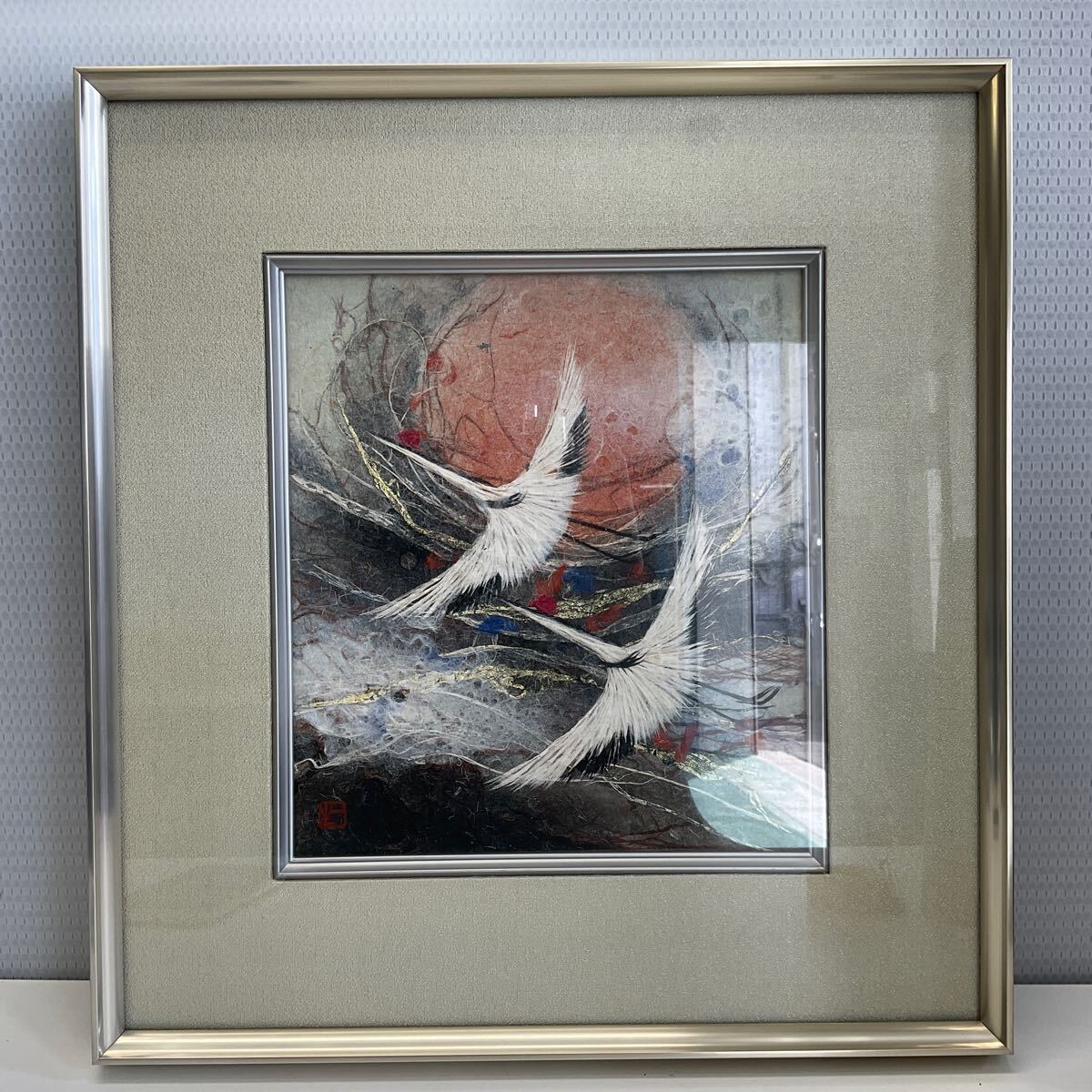 営MK28-100Y【真作保証】山内一生 飛翔 和紙工芸 小原和紙工芸 営MK28-100Y【真作保証】山内一生 飛翔 和紙工芸 小原和紙工芸