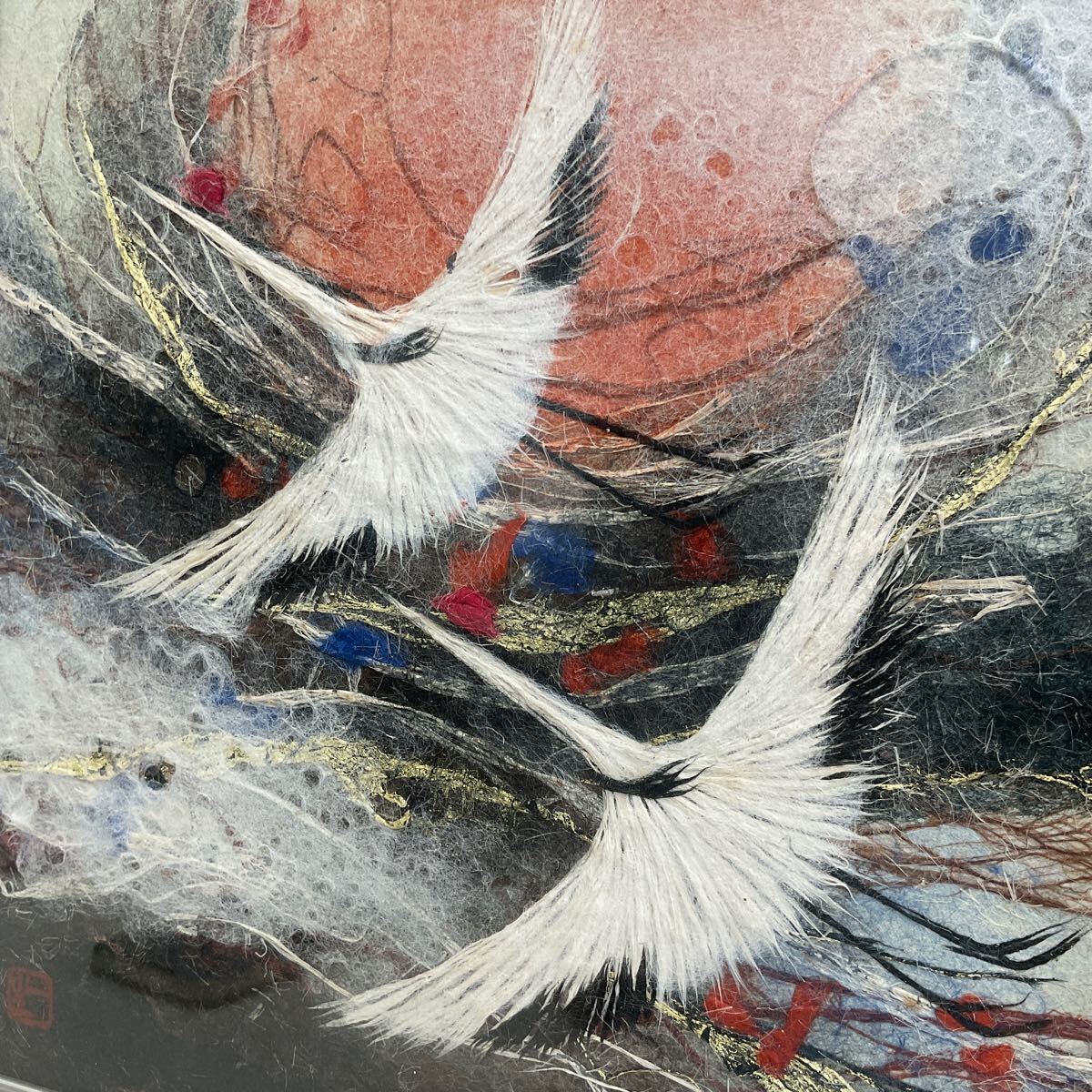 営MK28-100Y【真作保証】山内一生 飛翔 和紙工芸 小原和紙工芸 営MK28-100Y【真作保証】山内一生 飛翔 和紙工芸 小原和紙工芸