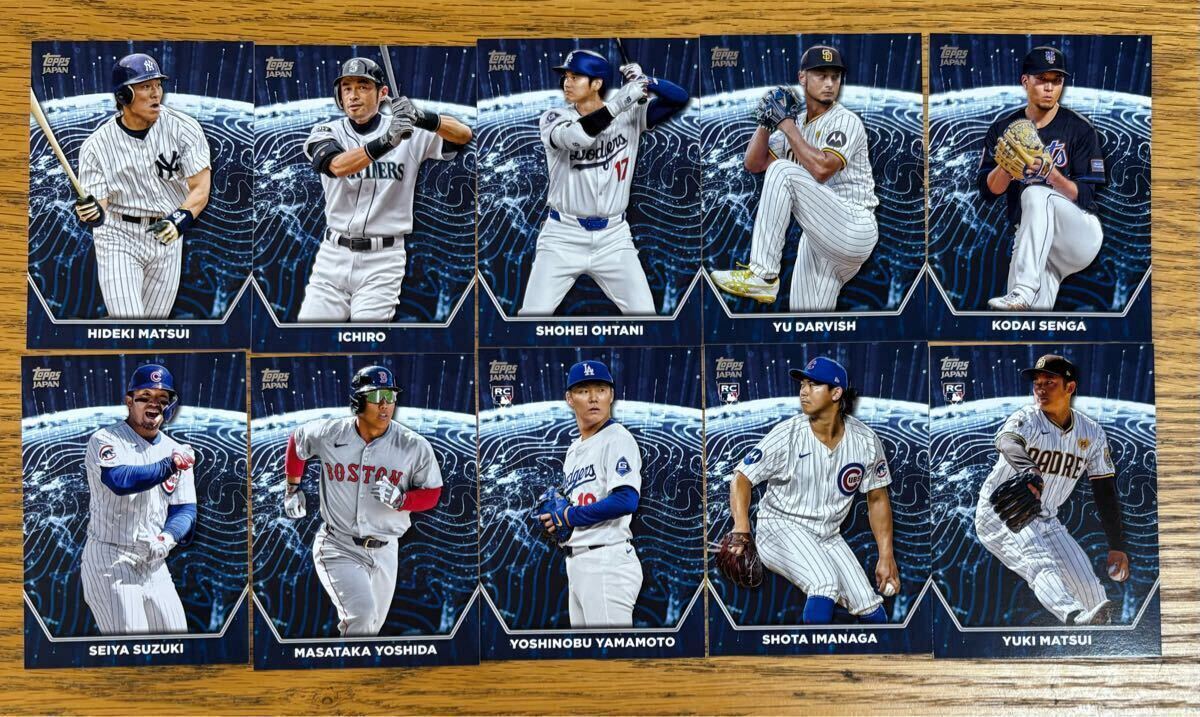 最新 2024 Topps MLB Japan Edition 限定インサート 全10種 最新 2024 Topps MLB Japan Edition 限定インサート 全10種