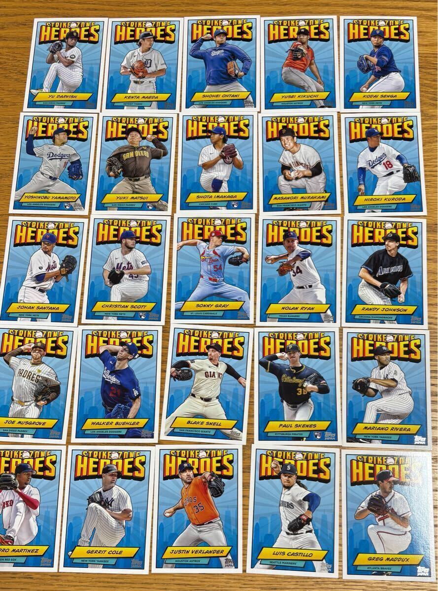 2024 Topps Japan Edition Strike Zone Heros インサート 全25種 2024 Topps Japan Edition Strike Zone Heros インサート 全25種