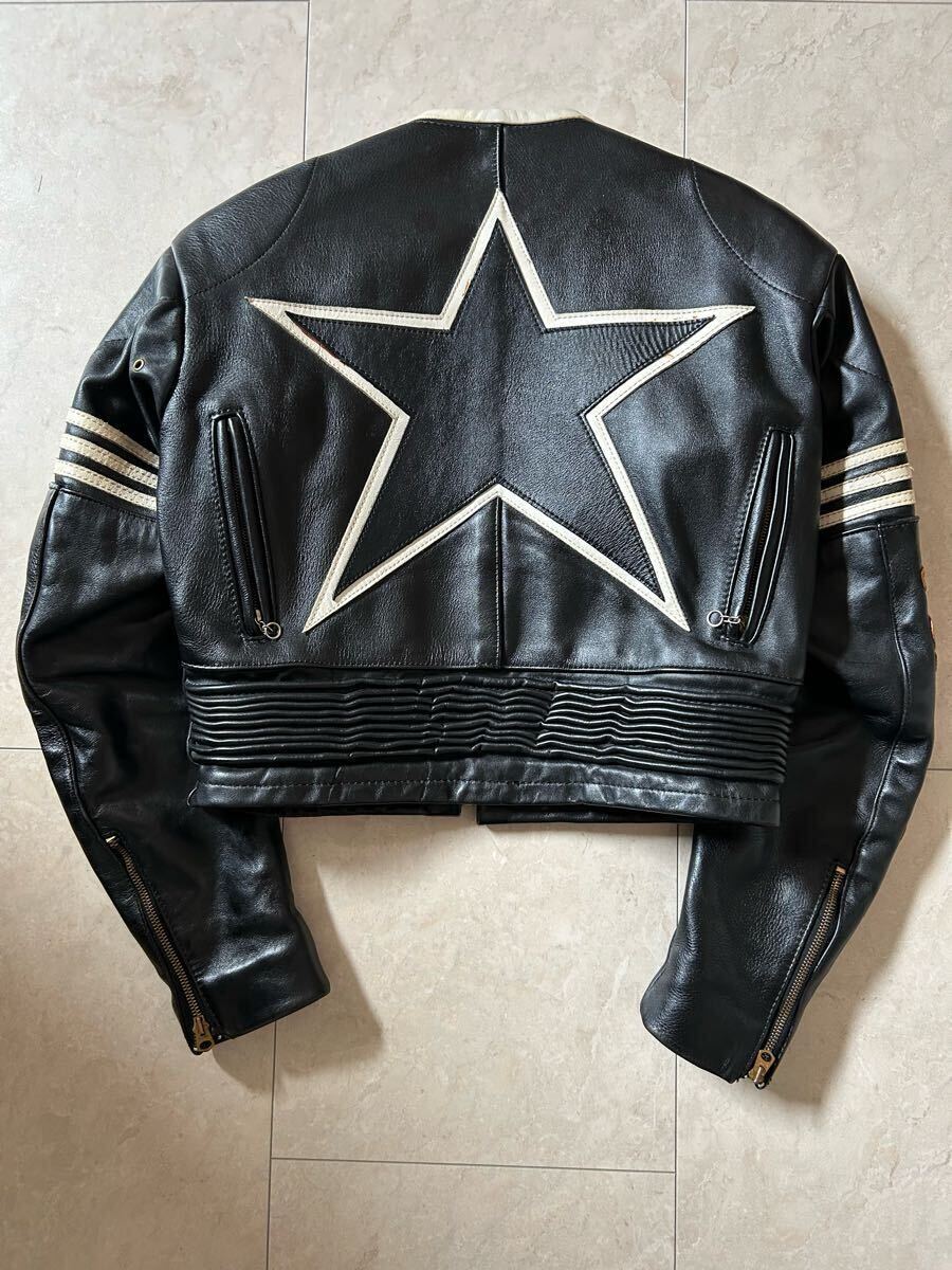即決 バンソン vanson ワンスター 40 ブラックスター レザー 即決 バンソン vanson ワンスター 40 ブラックスター レザー