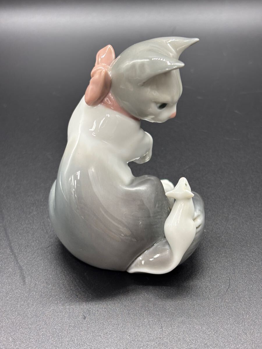 1円~LLADRO リヤドロ 驚いた仔猫ちゃん ネコとネズミ フィギュ 1円~LLADRO リヤドロ 驚いた仔猫ちゃん ネコとネズミ フィギュ
