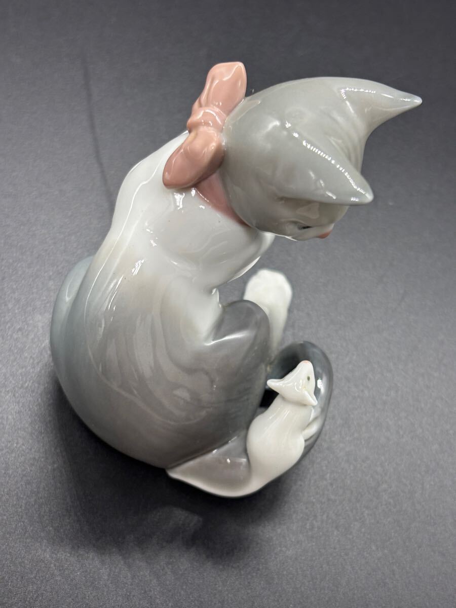 1円~LLADRO リヤドロ 驚いた仔猫ちゃん ネコとネズミ フィギュ 1円~LLADRO リヤドロ 驚いた仔猫ちゃん ネコとネズミ フィギュ
