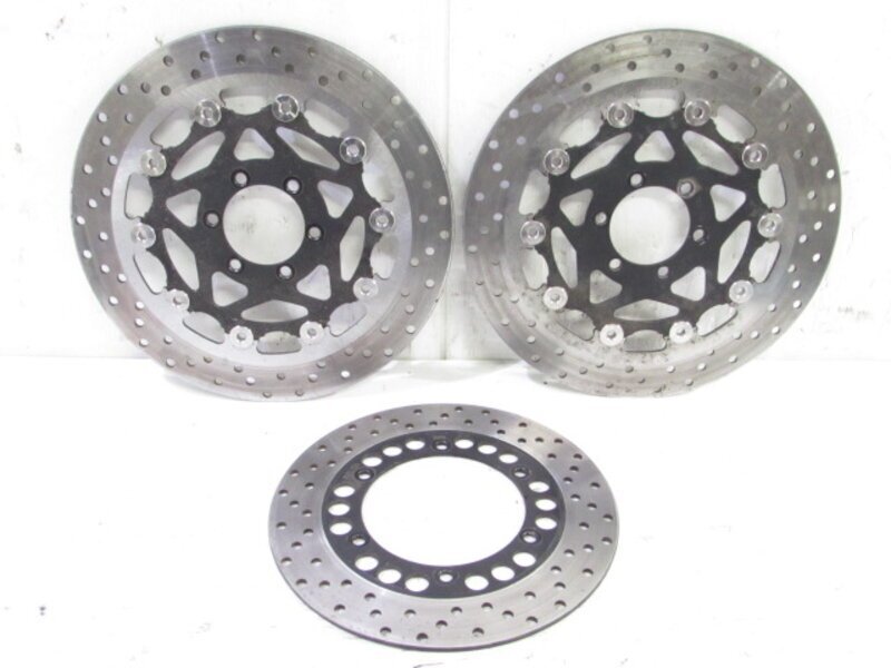 XJR400R2 4HM 大人気!! 純正 ディスクローター 前後SET 曲りなし XJR400R2 4HM 大人気!! 純正 ディスクローター 前後SET 曲りなし
