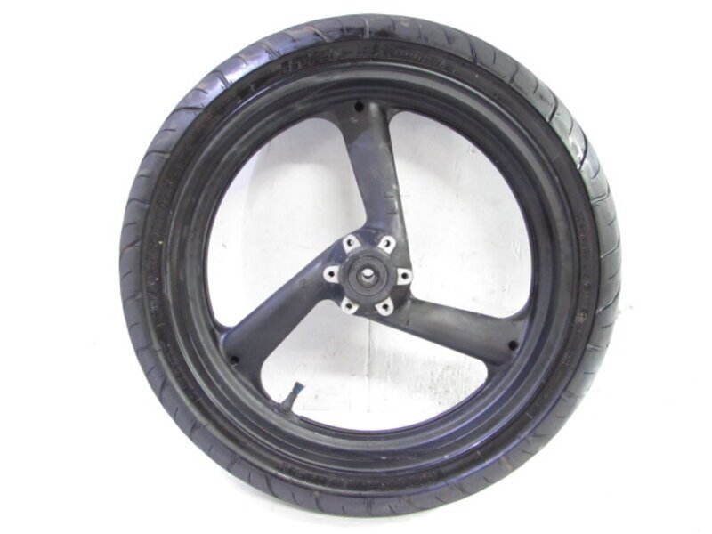 R1-Z 3XC 希少!! 溝有タイヤ付 純正 フロントホイール 曲りなし R1-Z 3XC 希少!! 溝有タイヤ付 純正 フロントホイール 曲りなし