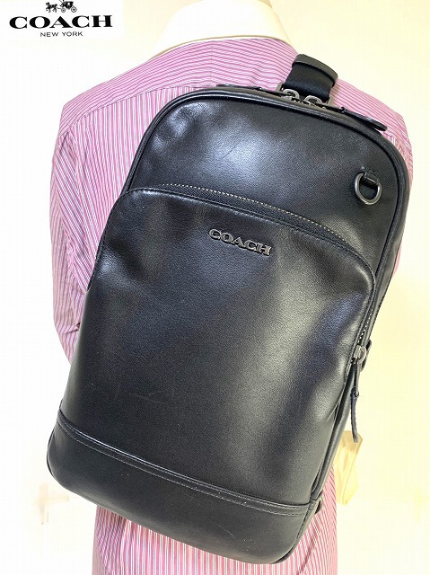 美品 送料無料 コーチ メンズ COACH グラハム スムース レザー 美品 送料無料 コーチ メンズ COACH グラハム スムース レザー