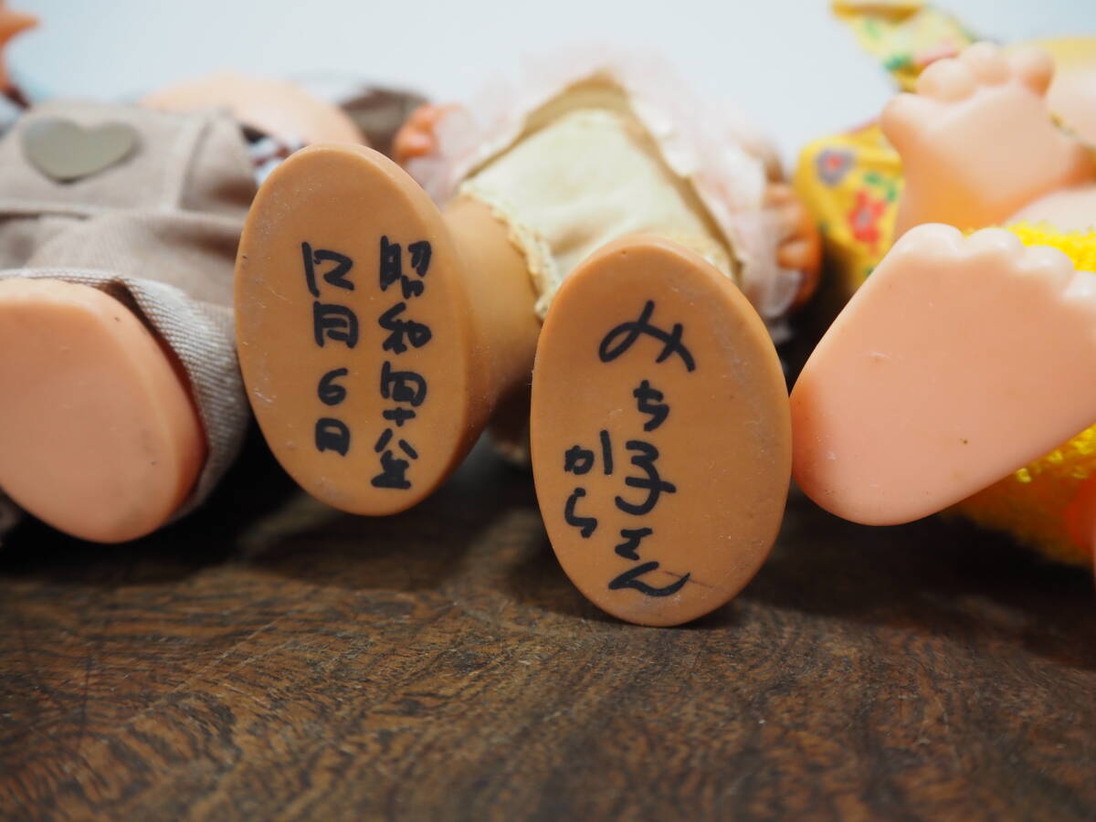 昭和レトロ 女の子のソフビ人形 4点 セキグチ sekiguchi 眼鏡の 昭和レトロ 女の子のソフビ人形 4点 セキグチ sekiguchi 眼鏡の