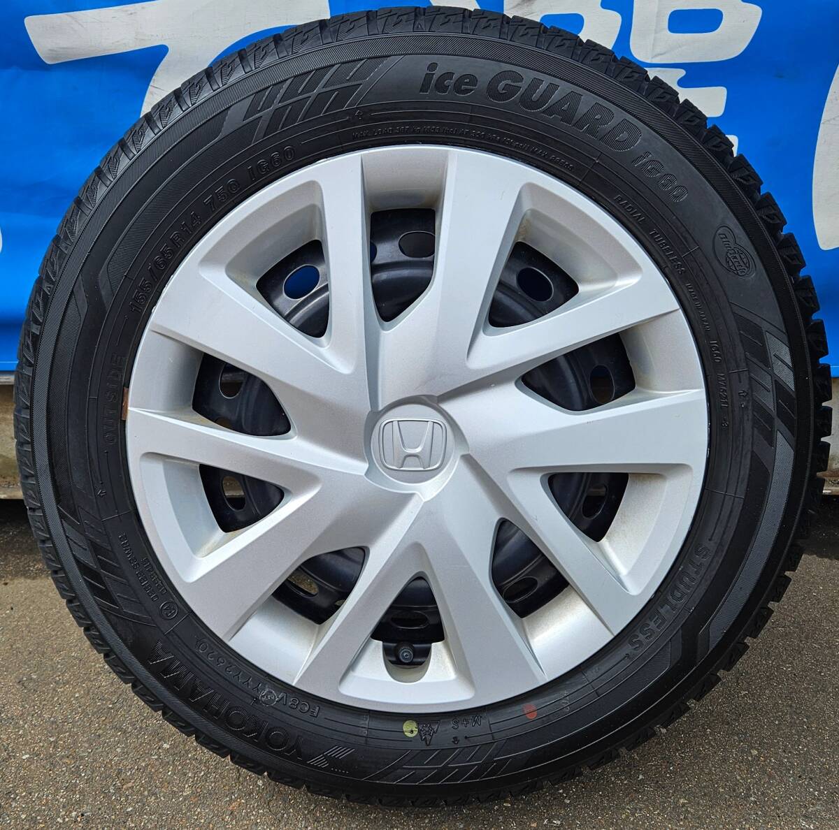 24-0106 中古 14インチ ホンダ/N-BOX純正ホイール&スノータイヤ 24-0106 中古 14インチ ホンダ/N-BOX純正ホイール&スノータイヤ