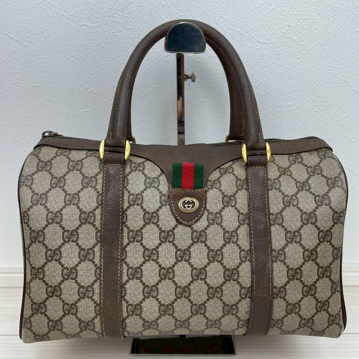 オールドグッチ GUCCI ハンドバッグ ミニボストンバッグ GG オールドグッチ GUCCI ハンドバッグ ミニボストンバッグ GG