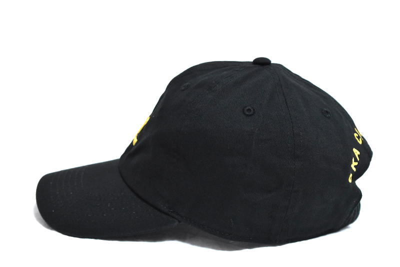 【送料無料】新品 Russeluno x Punk Drunkers 丘キャンパーズ ベースボールキャップ OKA-22105 ブラック ラッセルノゴルフ パンク