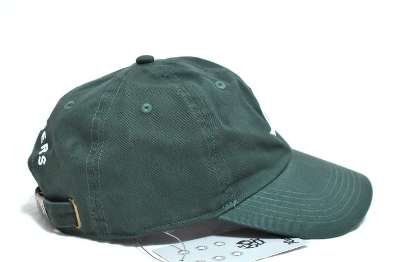 【送料無料】新品 Russeluno x Punk Drunkers 丘キャンパーズ ベースボールキャップ OKA-22105 グリーン ラッセルノゴルフ パンク