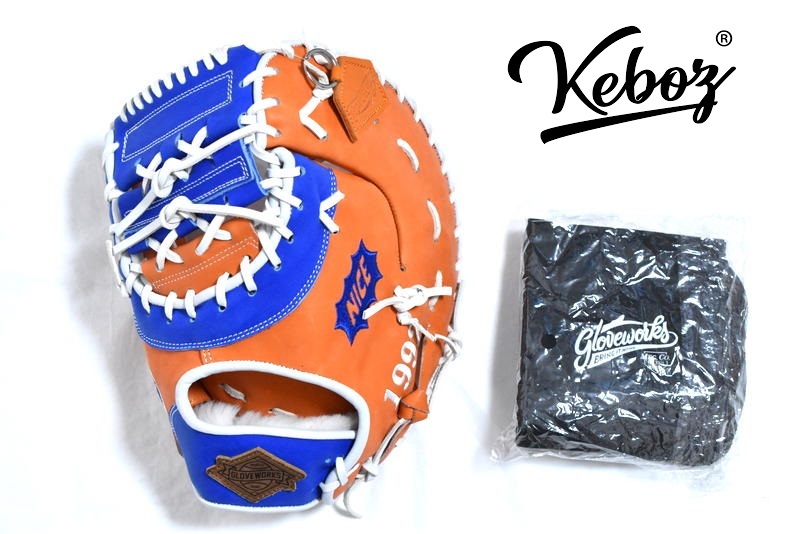 [ бесплатная доставка ] новый товар GLOVE WORKS × KEBOZ First mito левый для метания keboz перчатка Works 