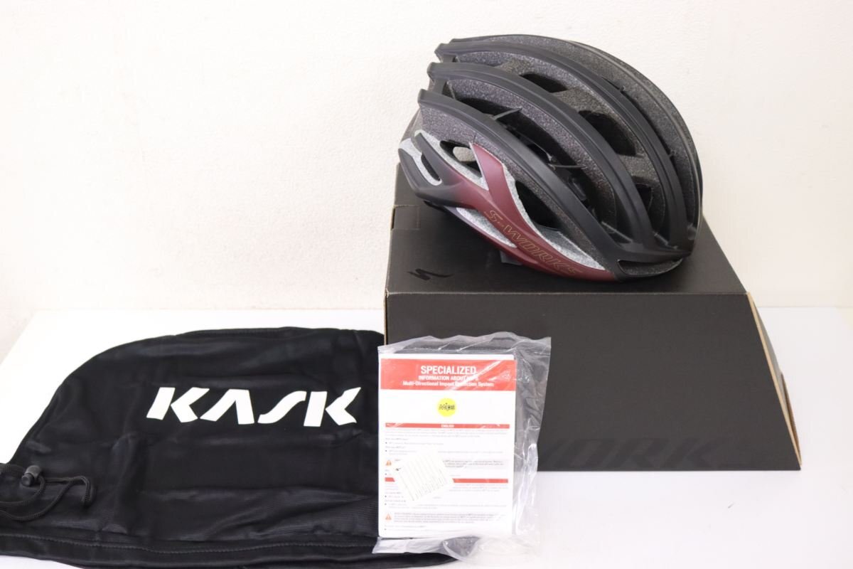 ▲SPECIALIZED スペシャライズド S-WORKS PREVAIL II VENT ASIA MEDIUM ヘルメット Mサイズ 55-59cm