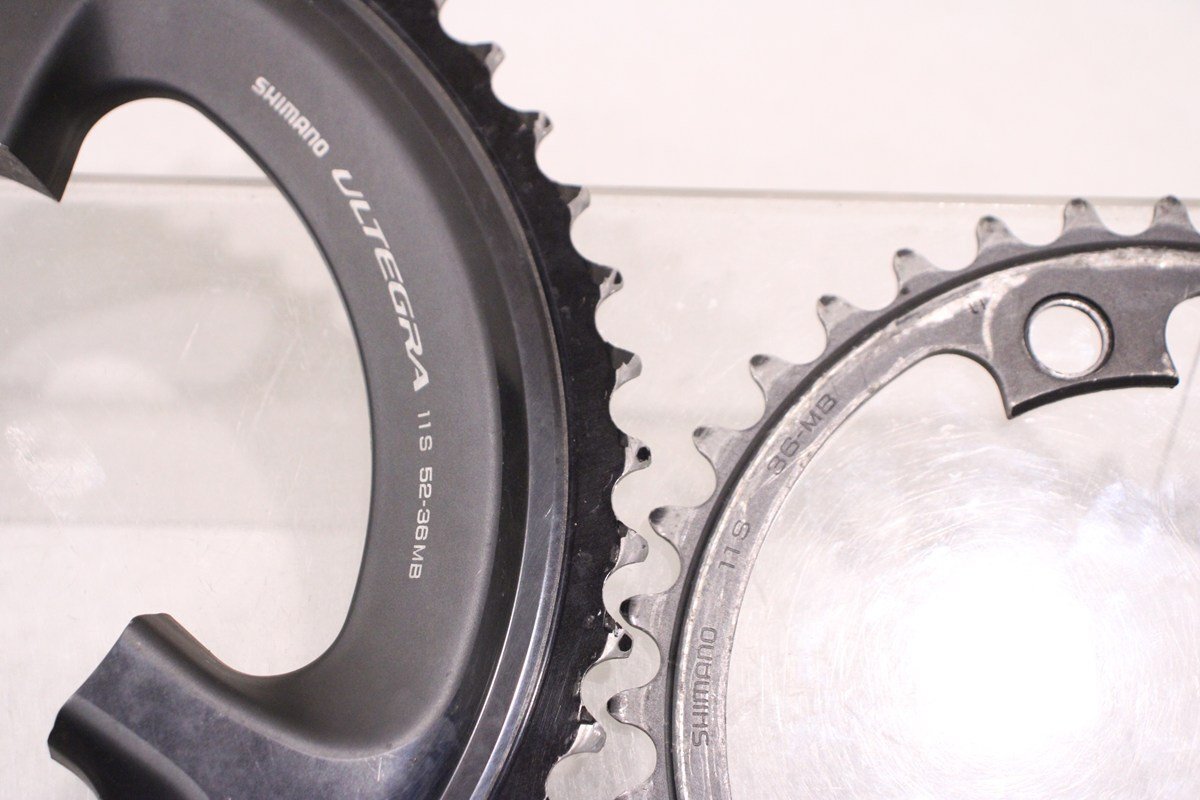 ☆SHIMANO シマノ FC-6800 ULTEGRA 52T/36T BCD 110mm/110mm 4ARM チェーンリング