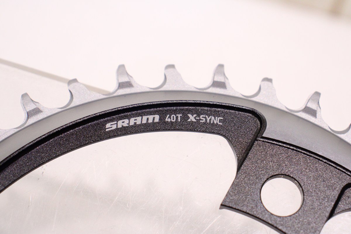 ☆SRAM スラム X-SYNC 40T BCD 107mm 4ARM フロントシングルようチェーンリング 未使用品