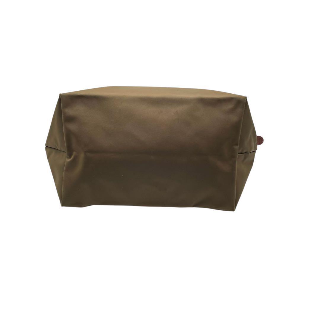 良品　LONGCHAMP　ロンシャン　トートバッグ　ショルダーバッグ　ナイロン　レザー　型押し