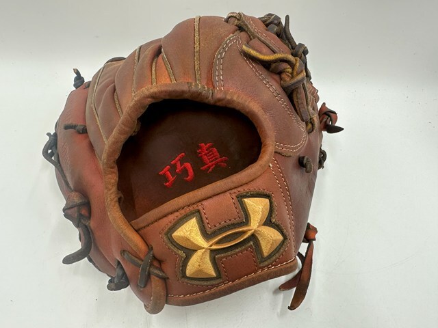 アンダーアーマー 硬式内野手用グローブ 松田型 QBB0086 刺繍 アンダーアーマー 硬式内野手用グローブ 松田型 QBB0086 刺繍