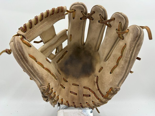 玉澤 タマザワ 軟式内野手用グローブ 日本製 使用感強 小指二本