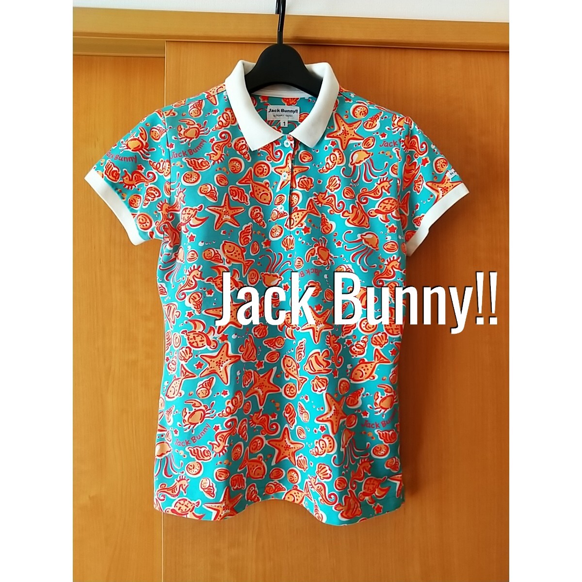 Jack Bunny!!マリンテイストかわいいポロシャツレディースジャックバニーパーリーゲイツ