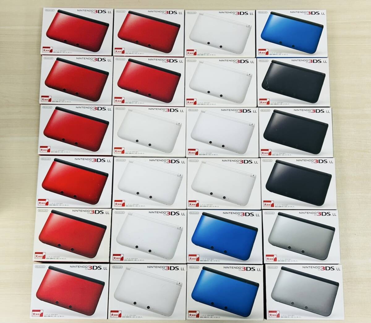 Nintendo 3DS LL ニンテンドー 3DS LL 箱付き 24台 箱無し 4台 Nintendo 3DS LL ニンテンドー 3DS LL 箱付き 24台 箱無し 4台