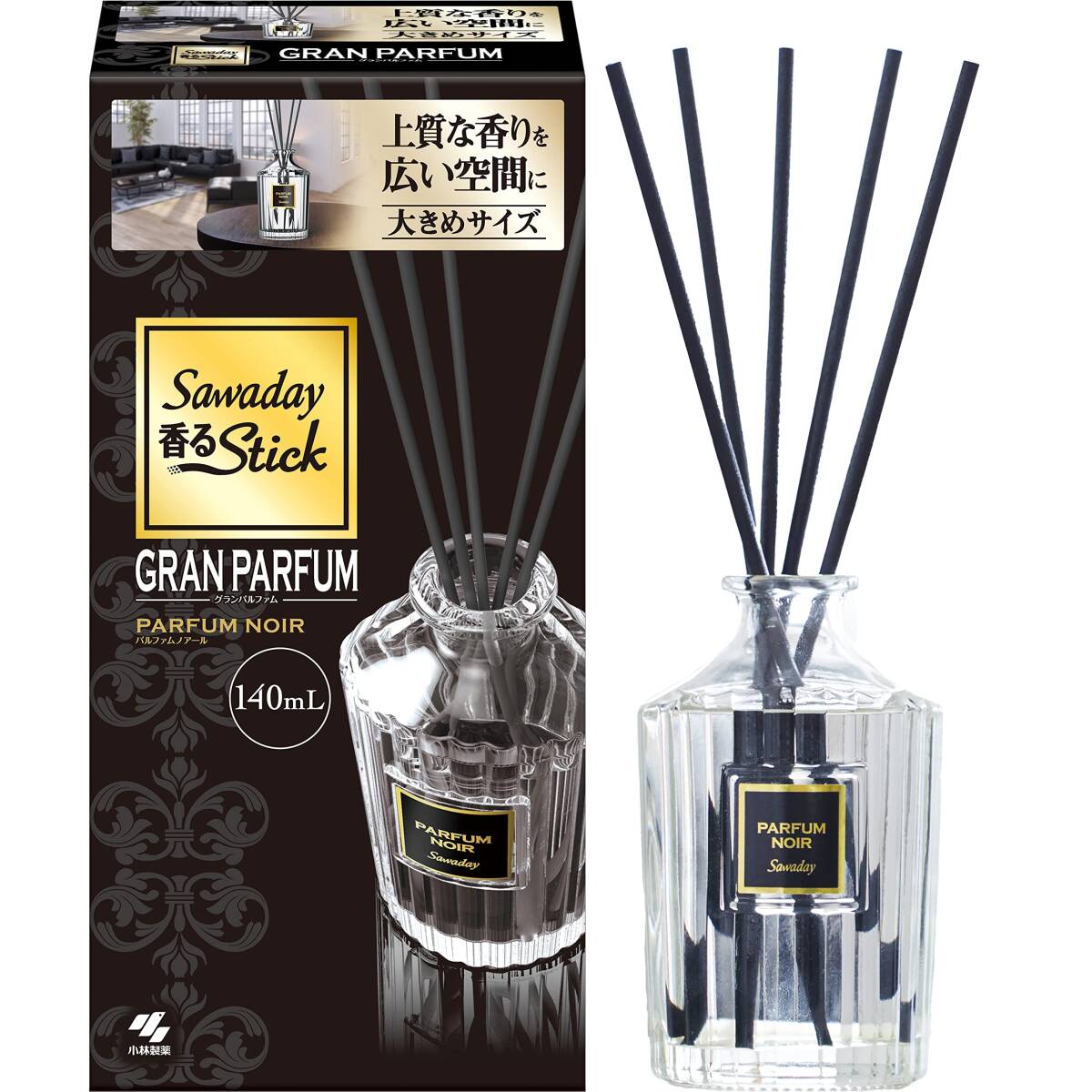 Sawaday 香るStick GRAN PARFUM パルファム・ノアール 本体 140mL