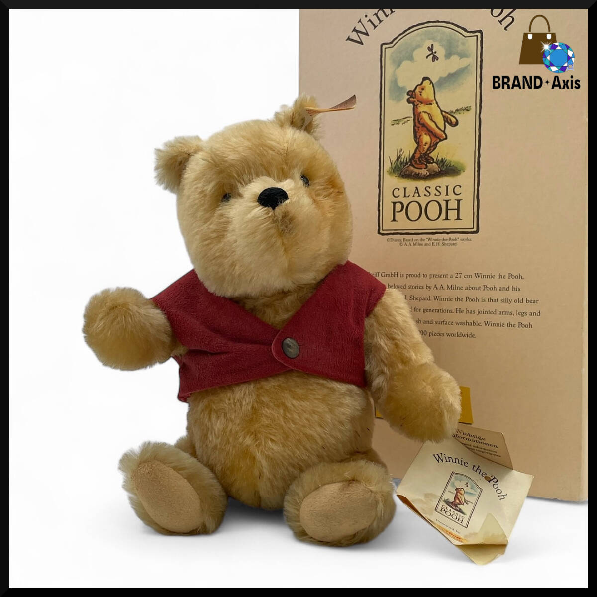 STEIFF 651489 Teddy Bear Winnie The Pooh 限定10000体 箱入り STEIFF 651489 Teddy Bear Winnie The Pooh 限定10000体 箱入り