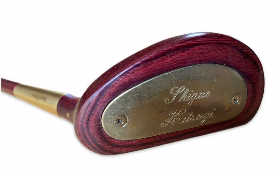 名機!! ヒッコリー AMERICAN HICKORY STICK パター 木製 名機!! ヒッコリー AMERICAN HICKORY STICK パター 木製