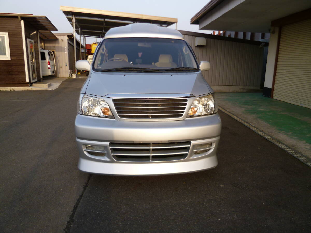 平成13年　トヨタ　グランドハイエース　キャンピング　ハイルーフ　シルバーメタリック　8ナンバー　車検なし