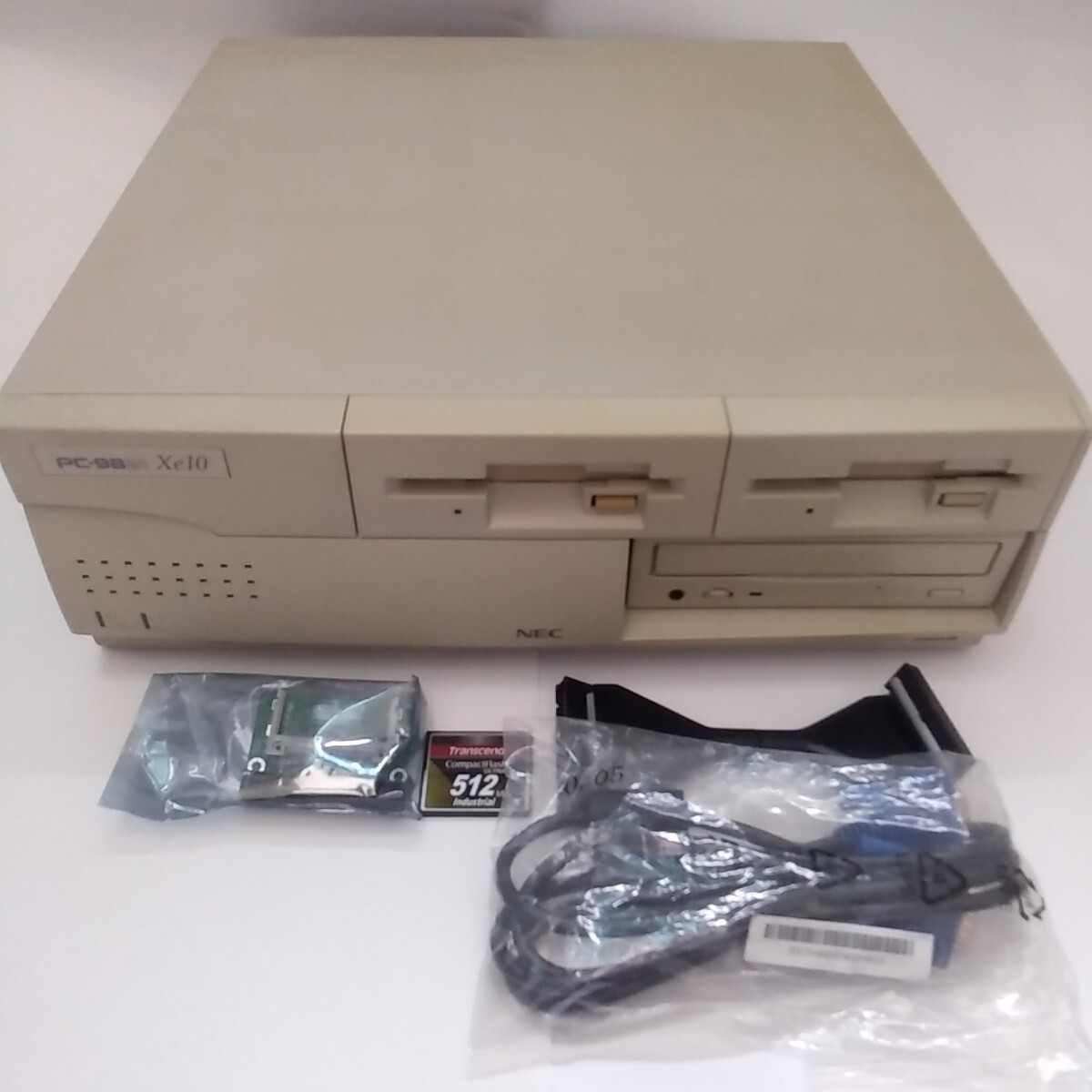 ☆PC-9801Xe10☆動作確認、簡易整備済 CFアダプタ付 ☆PC-9801Xe10☆動作確認、簡易整備済 CFアダプタ付