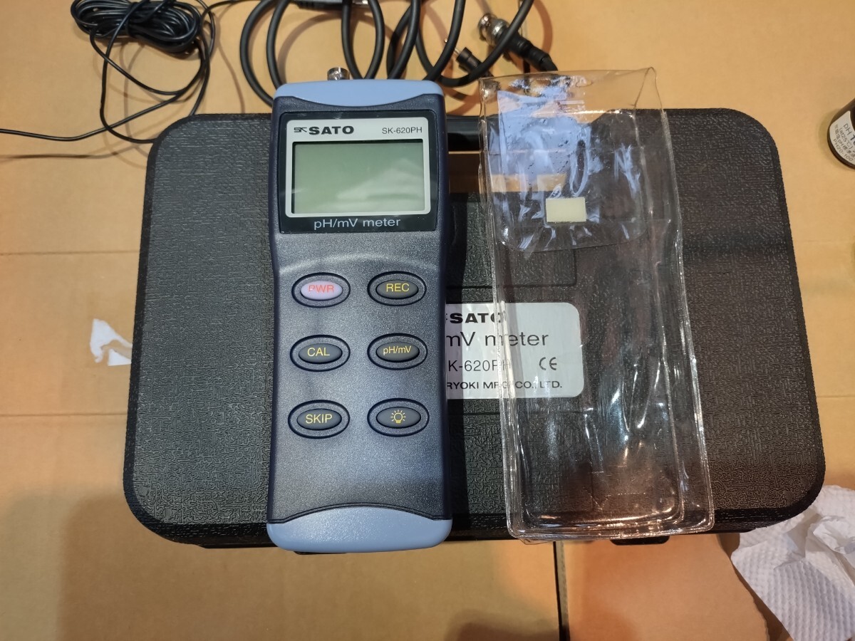 SATO pH測定器 SK-620PH【ワケアリ】 Amazon | 佐藤計量器(SATO) ハンディ型pH計 (標準センサ PHP31