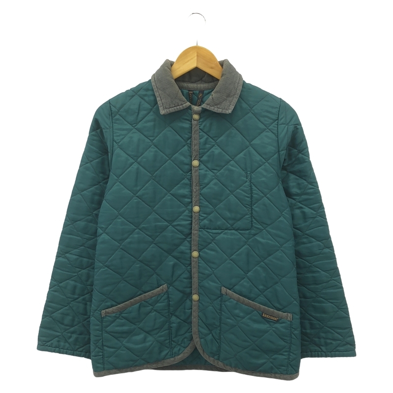 【中古】LAVENHAM イギリス制 キルティングジャケット サイズUK36 グリーン ラベンハム[240019486809]