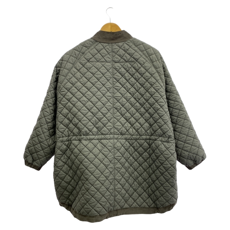 【中古】FIRMUM 24AW キルティングプルオーバー サイズXS グレー FR1703PO[240019487728]