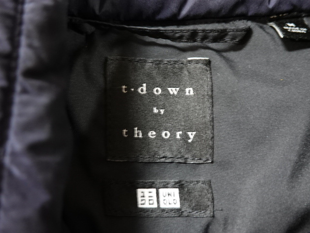 #0429#UNIQLO×theory Uniqlo × теория d.down by theorys dead down пуховик M 075088 *