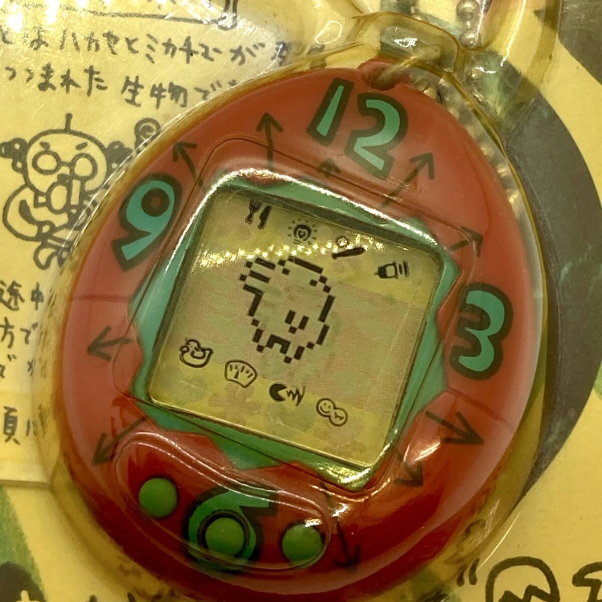 13805 たまごっち レトロ バンダイ TAMAGOTCHI 中古 赤×水色 13805 たまごっち レトロ バンダイ TAMAGOTCHI 中古 赤×水色