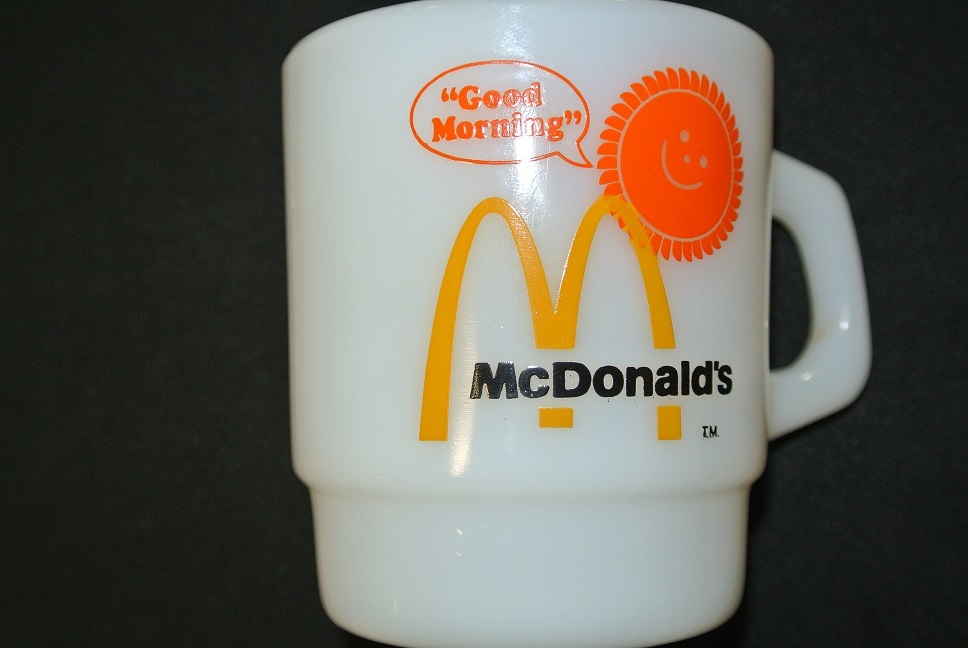 1円スタート 70' vintage Fire-King McDonald's Good Morning 1円スタート 70' vintage Fire-King McDonald's Good Morning