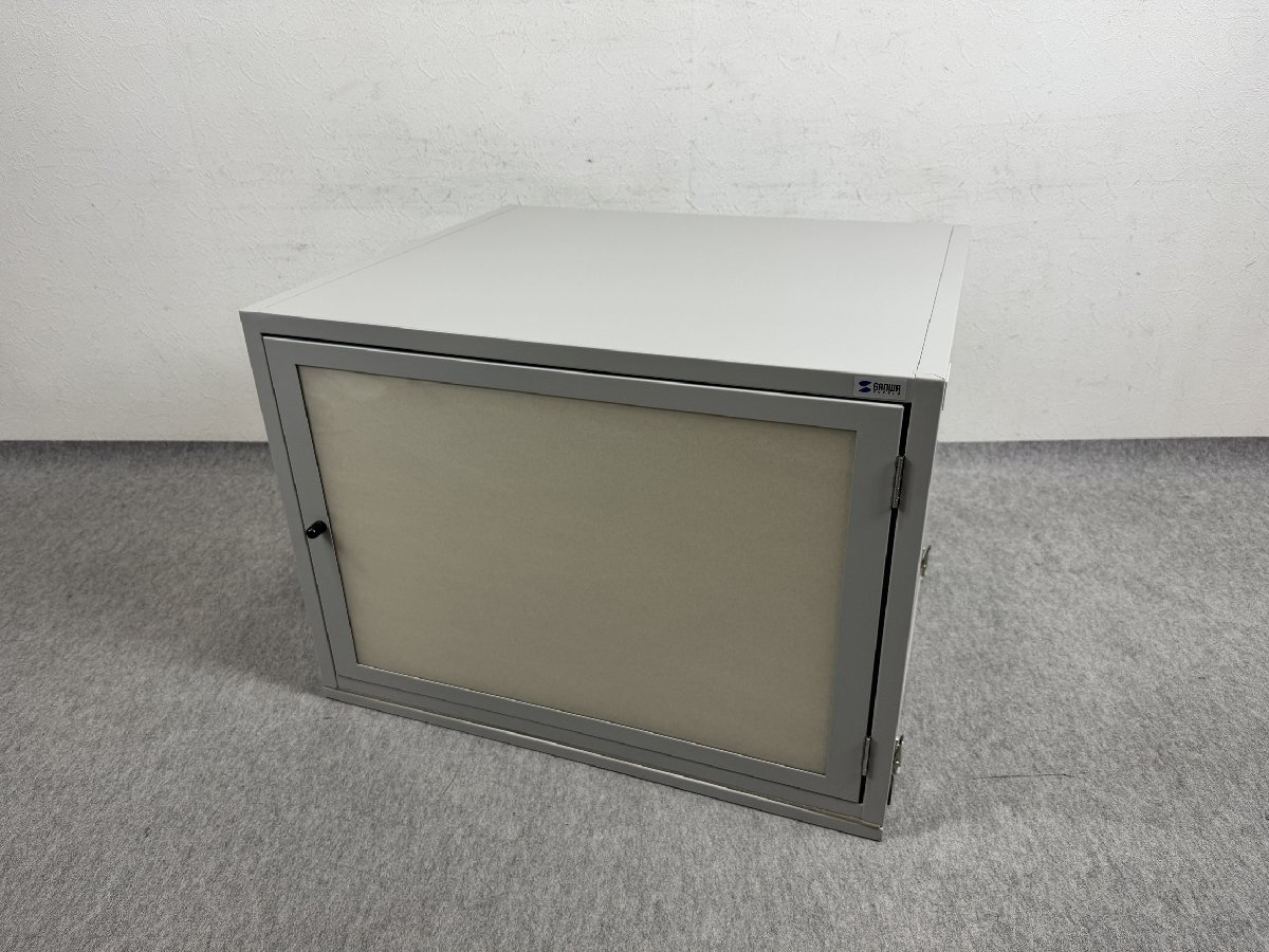  не использовался Sanwa Supply MR-FA17CMKN 17 type CRT+ middle tower для пыленепроницаемый подставка простой пыленепроницаемый W750×D650×H550mm (P4562)