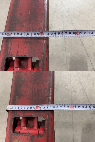動(dòng)作OK コマツ NB10-510 パレットトラック ハンドリフト コレック制 1.0t 1トン ツメ長(zhǎng)さ1070mm 最大荷重1000kg (P4589)