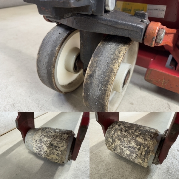 動(dòng)作OK コマツ NB10-510 パレットトラック ハンドリフト コレック制 1.0t 1トン ツメ長(zhǎng)さ1070mm 最大荷重1000kg (P4589)