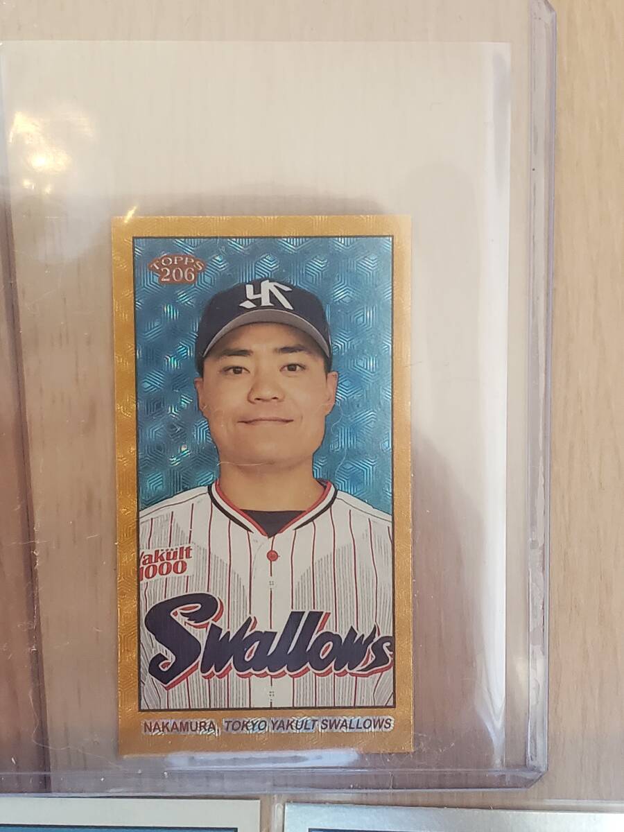 topps NPB 206 中村悠平 1of1 1枚限定 1/1 カード 侍ジャパン topps NPB 206 中村悠平 1of1 1枚限定 1/1 カード 侍ジャパン
